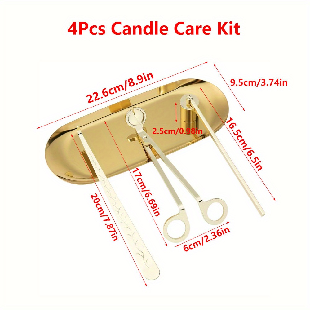 4pcs/set Luxury Candle Care Ki - Home Improvement Tim recension och pris