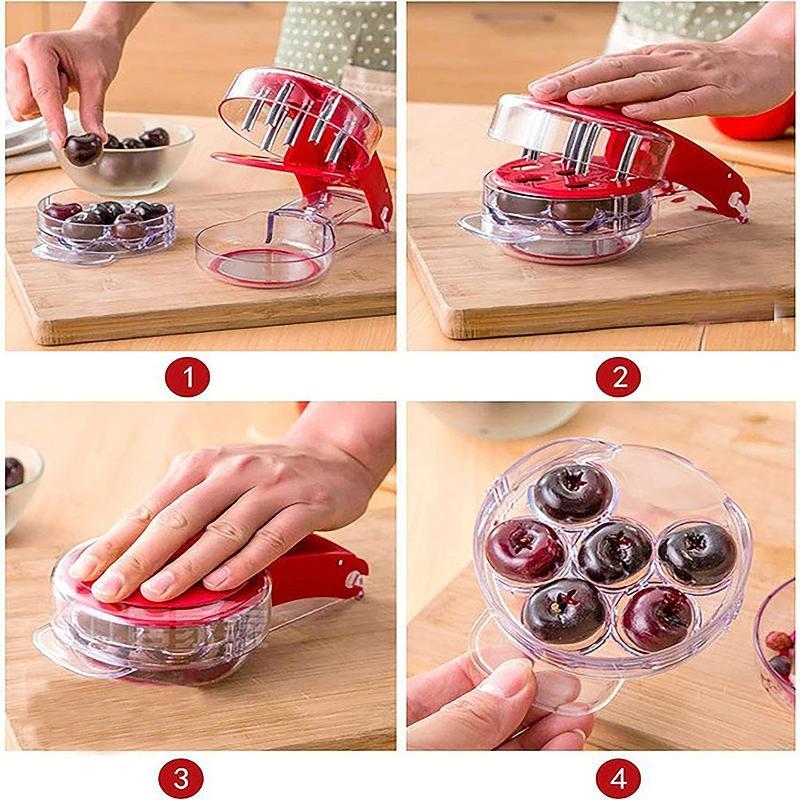 Cherry Pitter Tool 6 Slots Fas - Home Improvement Tim recension och pris