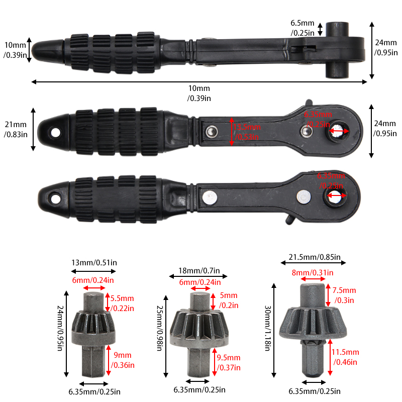 Black H-Shaped Drill Chuck Rat - Home Improvement Items recension och pris