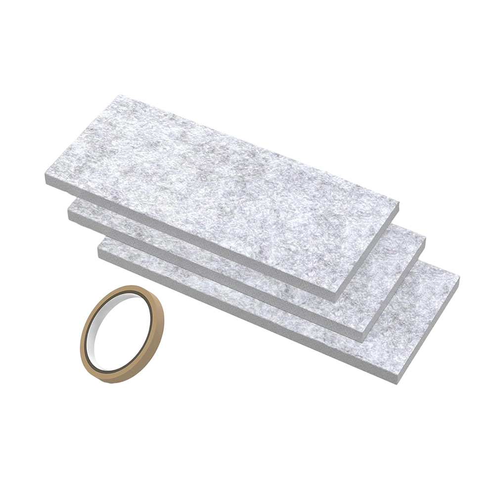 3pcs Gray Foam Felt Side Panel - Home Improvement Noise recension och pris