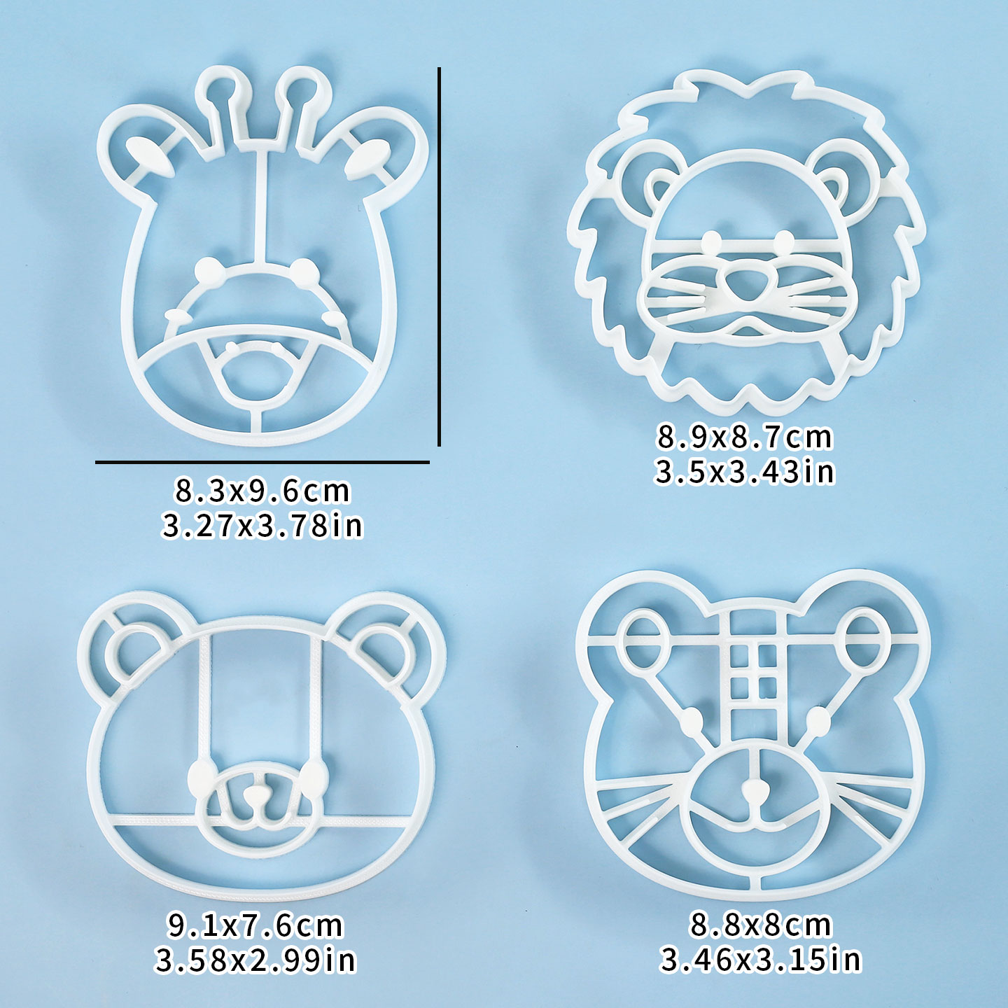 4 Pcs Animal Cookie Cutters Se - Home Improvement Tim recension och pris