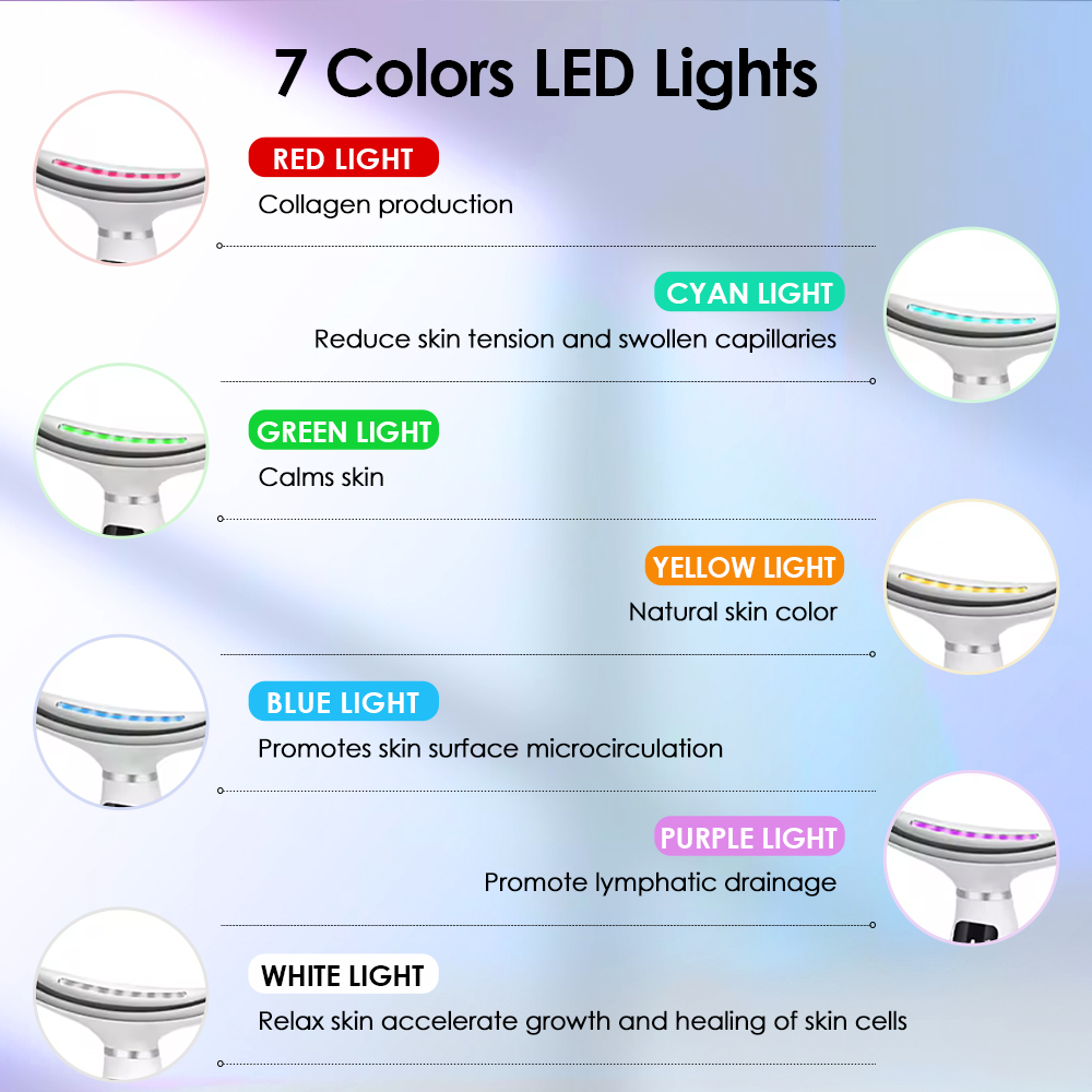 7 Colors LED Lights Face Neck  - Home Improvement Items recension och pris