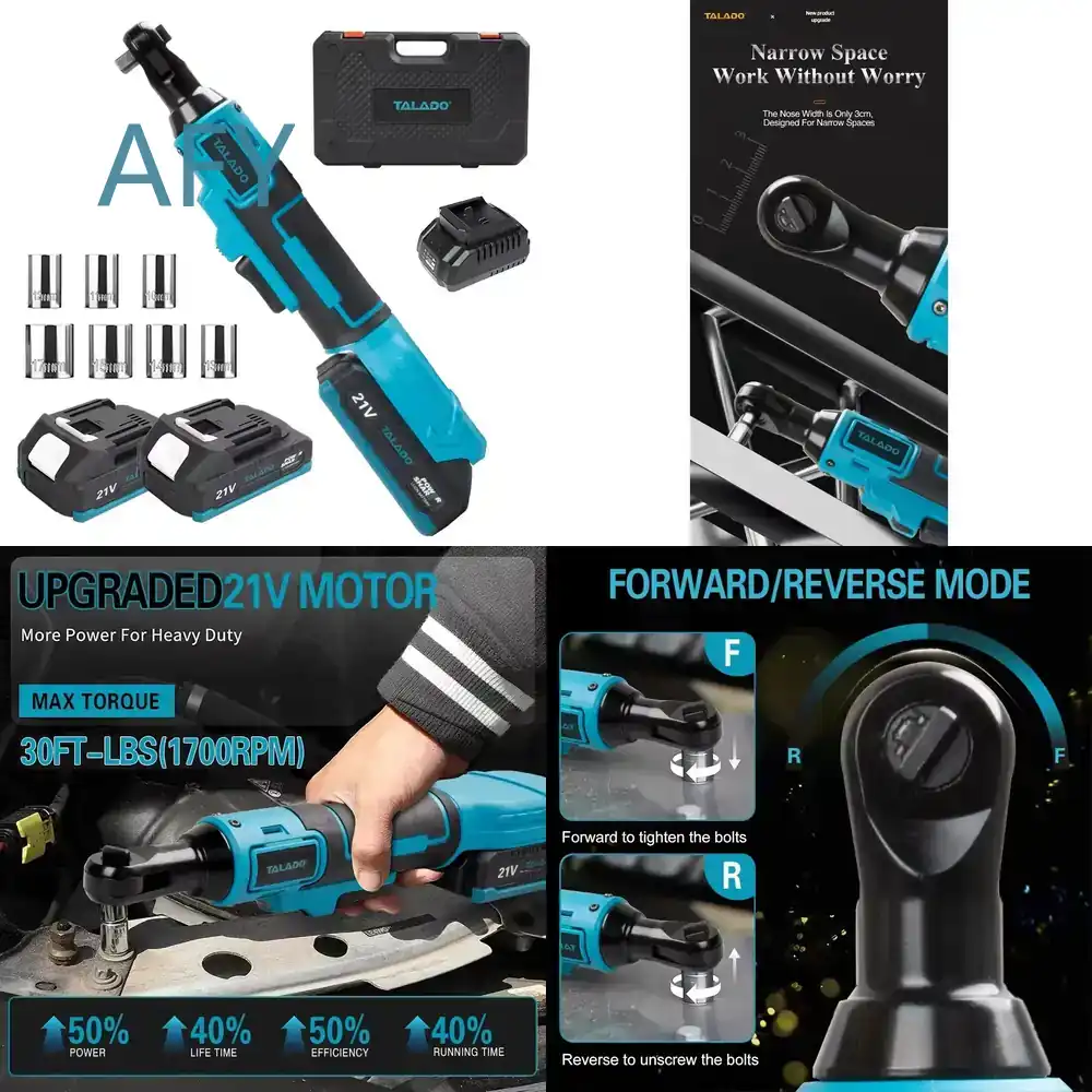 21V High Power Ratchet Wrench  - Home Improvement Noise recension och pris