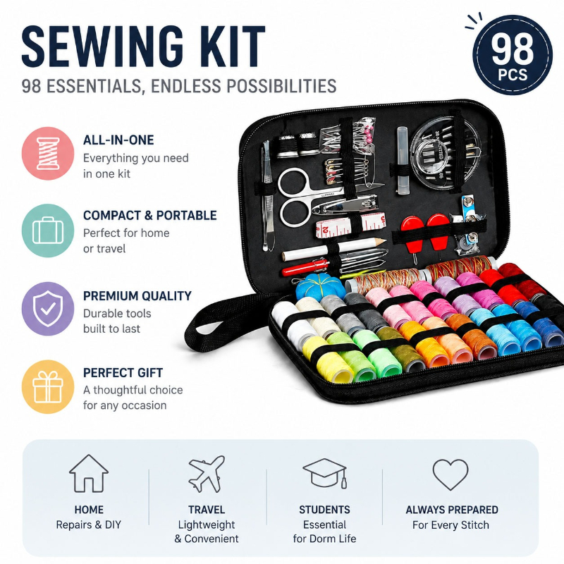 68/98PCS Sewing Accessories To - Home Improvement Tim recension och pris