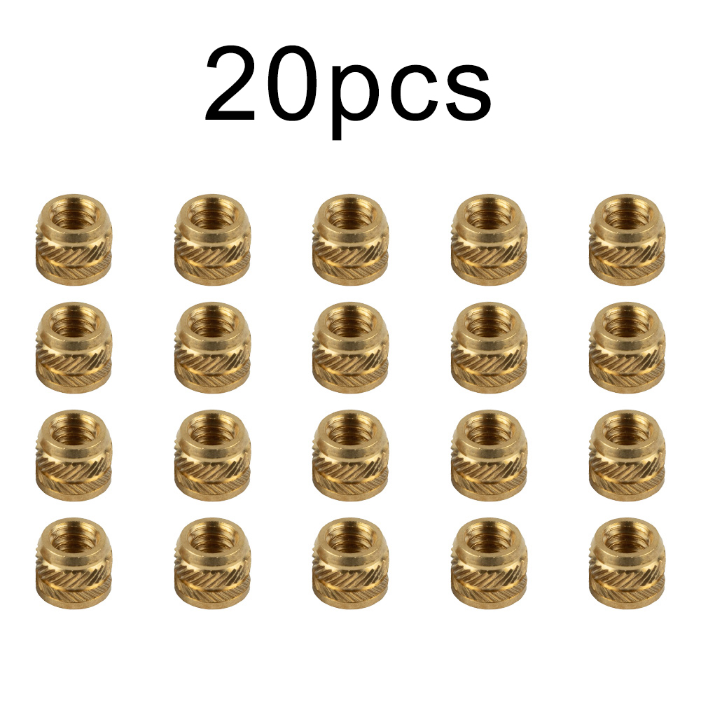 20pcs Brass Nuts 1/4-20 Thread - Home Improvement Items recension och pris