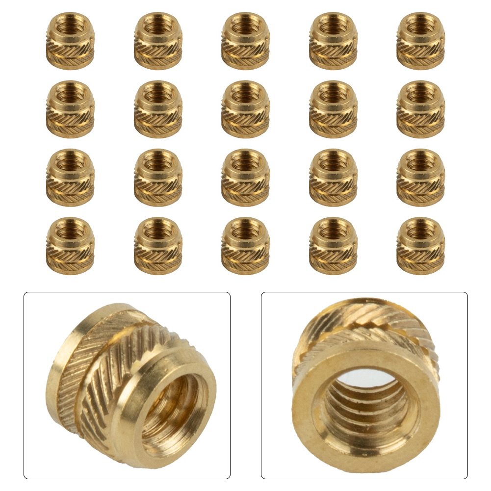20pcs Brass Nuts 1/4-20 Thread - Home Improvement Items recension och pris